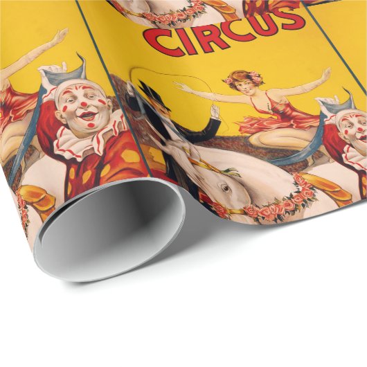 circuskunst cadeaupapier (Rol Hoek)