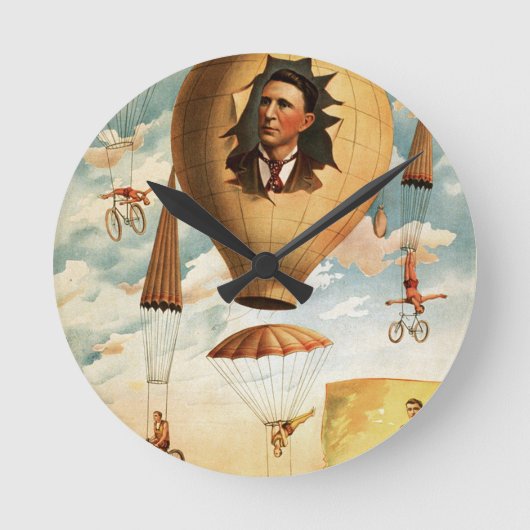 circuskunst ronde klok (Voorkant)
