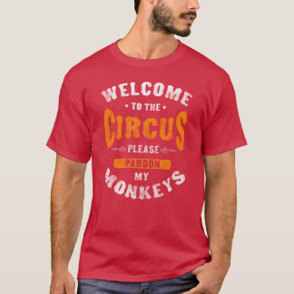 Circusmuziek Circusshow Reizende Circusvrienden T-shirt
