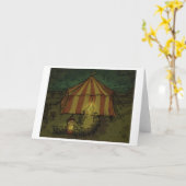 circusnacht kaart (Gele Bloem)