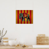  circusolifant poster (Keuken)