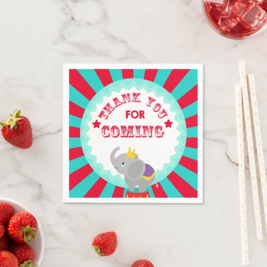 circusolifant servetten (Insitu)