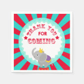 circusolifant servetten (Voorkant)