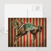  circuspaard briefkaart (Voorkant / Achterkant)