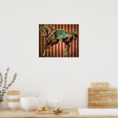  circuspaard poster (Keuken)