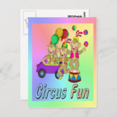 circuspret briefkaart (Voorkant / Achterkant)