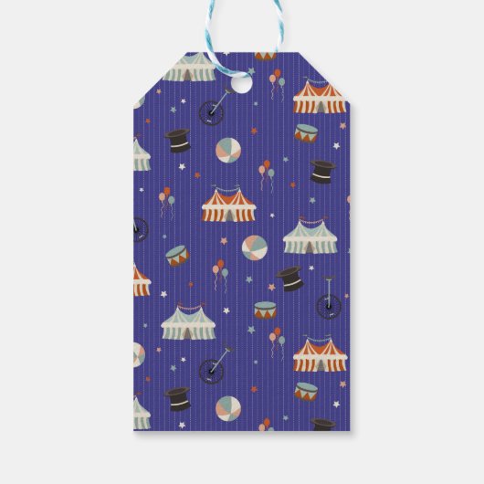 circuspret cadeaulabel (Achterkant)