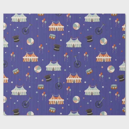 circuspret cadeaupapier (Vlak)