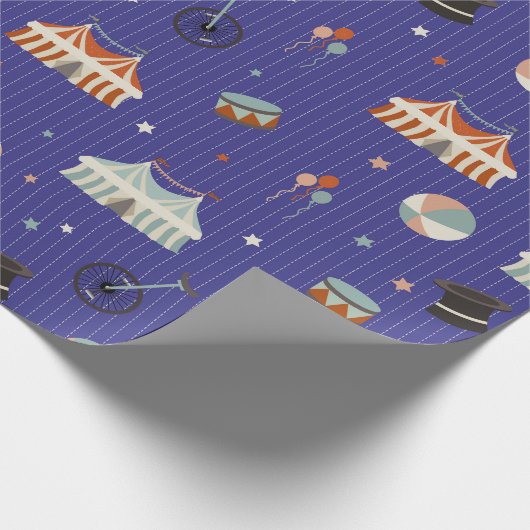 circuspret cadeaupapier (Hoek)