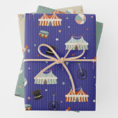 circuspret inpakpapier vel (In situ)