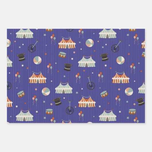 circuspret inpakpapier vel (Voorkant)