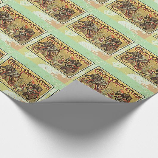 circusprocessie cadeaupapier (Hoek)