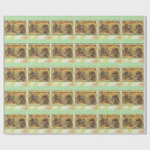 circusprocessie cadeaupapier (Vlak)