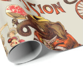 Circusprocessie olifant Antiek kunst Cadeaupapier (Rol Hoek)