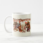 Circusprocessie olifant Antiek kunst Koffiemok (Links)