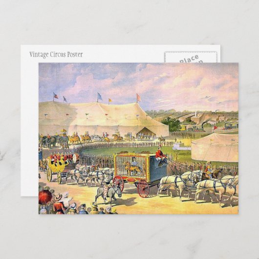 circusredenen briefkaart (Voorkant / Achterkant)