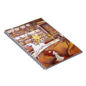 Circusschildering van Georges Seurat Notitieboek (Rechterzijde)