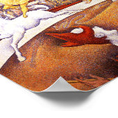 Circusschildering van Georges Seurat Poster (Hoek)