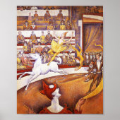 Circusschildering van Georges Seurat Poster (Voorkant)