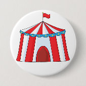 Circustent Knop Ronde Button 7,6 Cm (Voorkant)