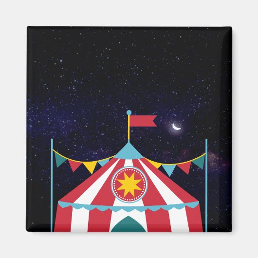 Circustent 's Nachts Magneet (Voorkant)