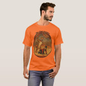 circustijger slaat zijn ringmeester URM T-shirt (Voorkant volledig)