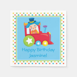 circustrein | Gepersonaliseerd Servetten