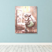 Circusvlo Canvas Afdruk (Insitu (Houten vloer))