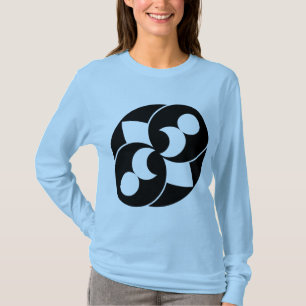 Cirkel 03 van het gewas t-shirt