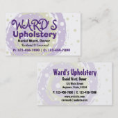 Cirkel 2 Visitekaartje/Paars Visitekaartje (Voorkant / Achterkant)