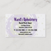 Cirkel 2 Visitekaartje/Paars Visitekaartje (Achterkant)