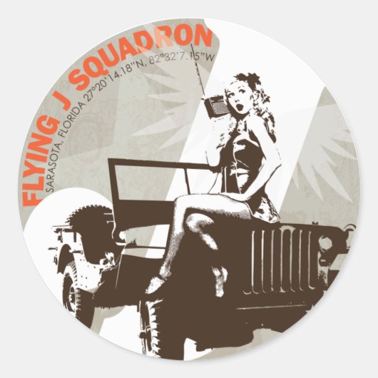 CIRKEL 2COLOR RONDE STICKER (Voorkant)