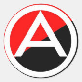 Cirkel-A 2 sticker (Voorkant)