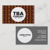 Cirkel - Abstract patroon Visitekaartje (Voorkant / Achterkant)