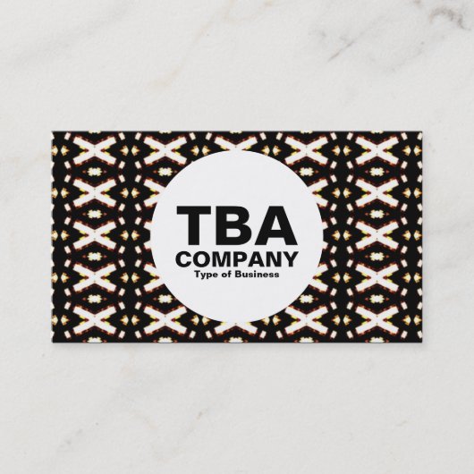 Cirkel - Abstract patroon Visitekaartje (Voorkant)