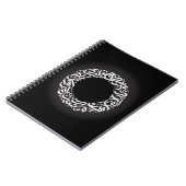cirkel Arabisch kalligrafie Notitieboek (Linkerzijde)
