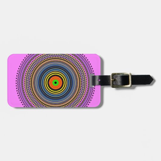 Cirkel Bagagelabel (Voorkant horizontaal)