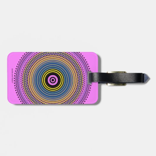 Cirkel Bagagelabel (Achterkant horizontaal)