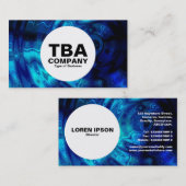 Cirkel - Blauw water Visitekaartje (Voorkant / Achterkant)