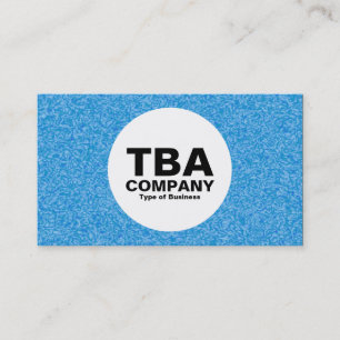 Cirkel - Blauwe impressionist Visitekaartje