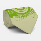 Cirkel Bloemen wervelend Stropdas (Opgerold)