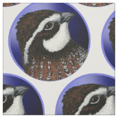 Cirkel Bobwhite Quail Head Stof (Swatch)