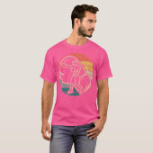 cirkel bokshandschoen boksen boxer t-shirt (Voorkant volledig)
