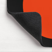 Cirkel - Brick met zwart Muismat (Hoek)