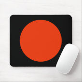 Cirkel - Brick met zwart Muismat (Met muis)