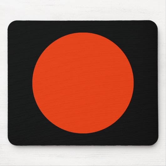 Cirkel - Brick met zwart Muismat (Voorkant)