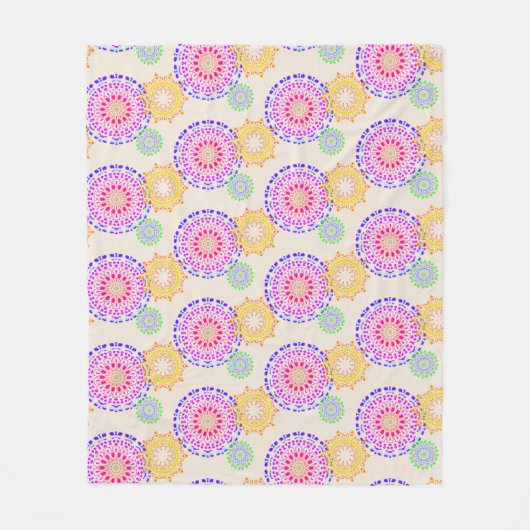 Cirkel Bright Blanket Fleece Deken (Voorkant)