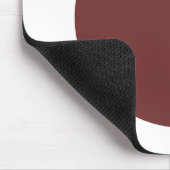 Cirkel - Bruin en wit Muismat (Hoek)