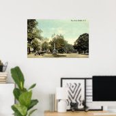 Cirkel, buffel NY 1913 Vintage Poster (Thuiskantoor)