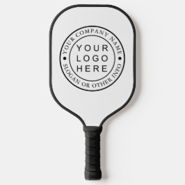 Cirkel Business Company Logo, zwart en wit  Pickleball Paddle